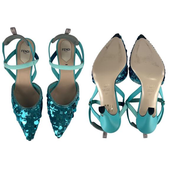 Fendi Sequined Heels - Picture 5 of 7